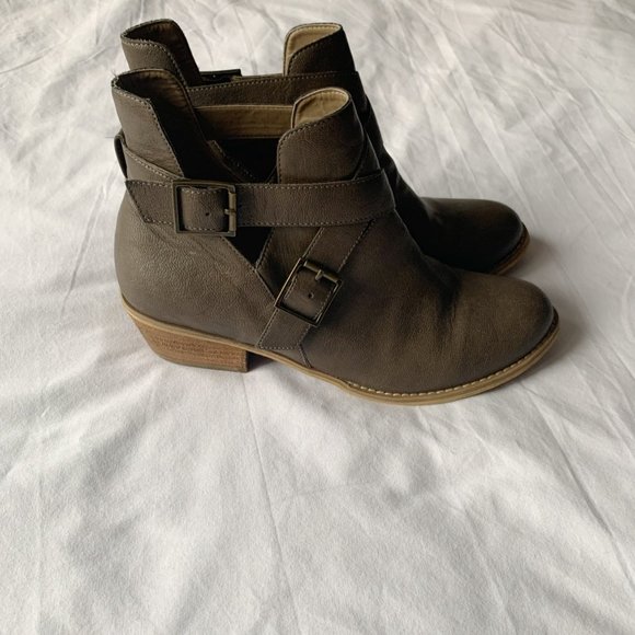 Taupe Booties - Picture 3 of 5